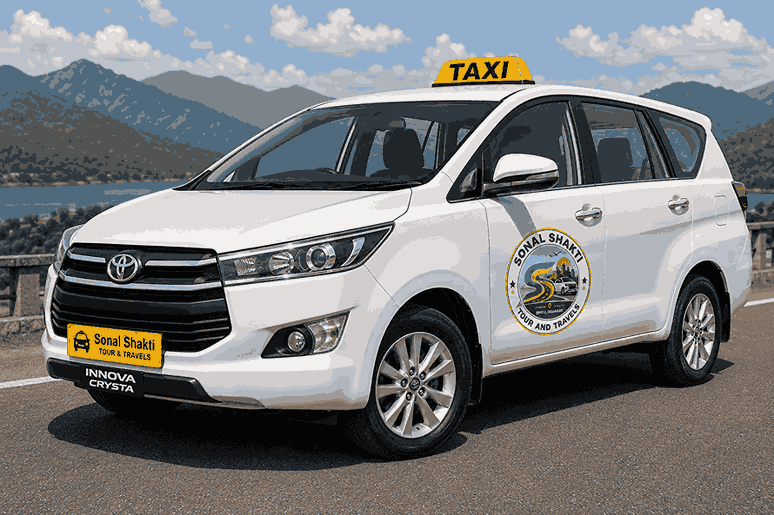 Toyota Innova Crysta Luxury Taxi Service in Bhuj