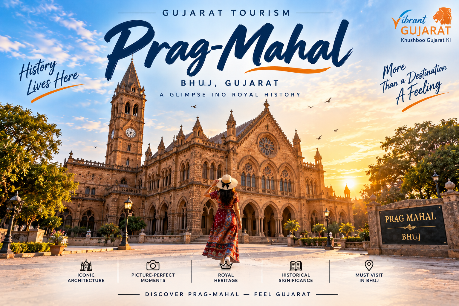 Prag Mahal Gothic Clock Tower